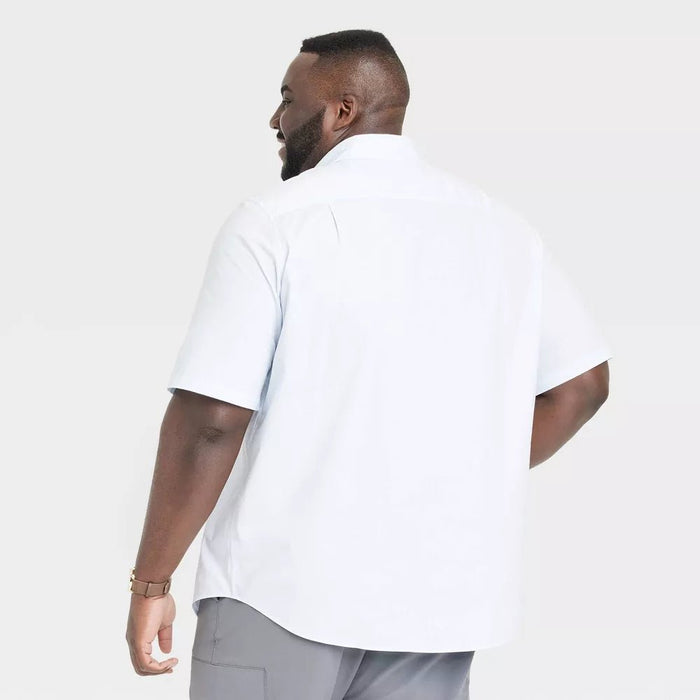 Goodfellow & Co™ Camisa de manga corta de popelina con botones para hombre - Quierox - Tienda Online