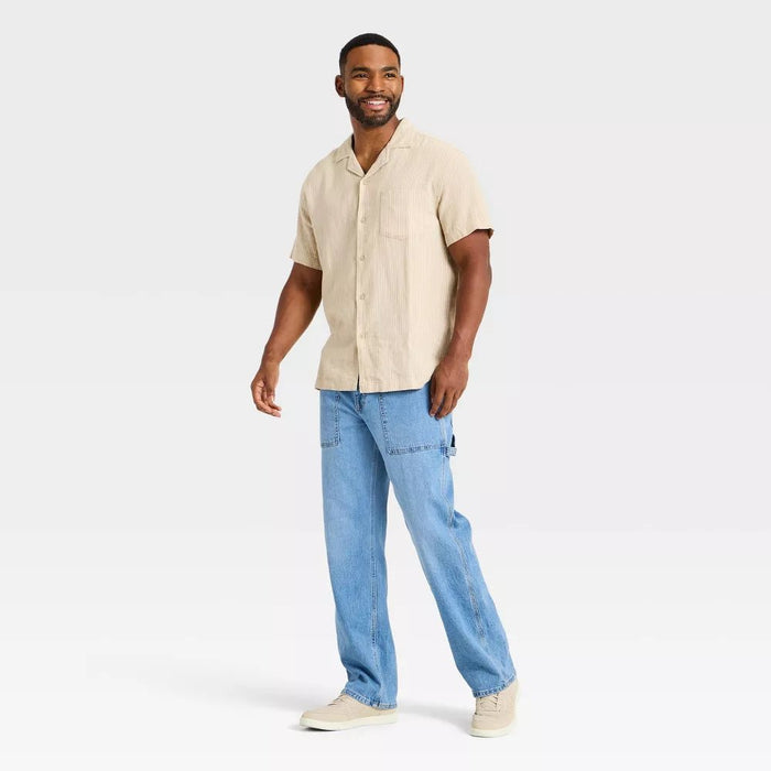 Goodfellow & Co™ Camisa de manga corta para hombre estilo campamento - Quierox - Tienda Online