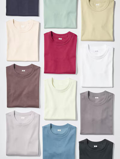 UNIQLO Camiseta de cuello redondo