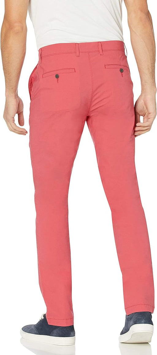 Goodthreads - Pantalón chino elástico de corte recto lavado cómodo para hombre - Quierox - Tienda Online