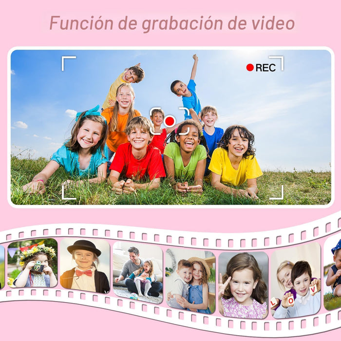 Goopow Juguetes de Cámara para Niñas de 3-8 Años con Cubierta Suave de Dibujos Animados - Quierox - Tienda Online
