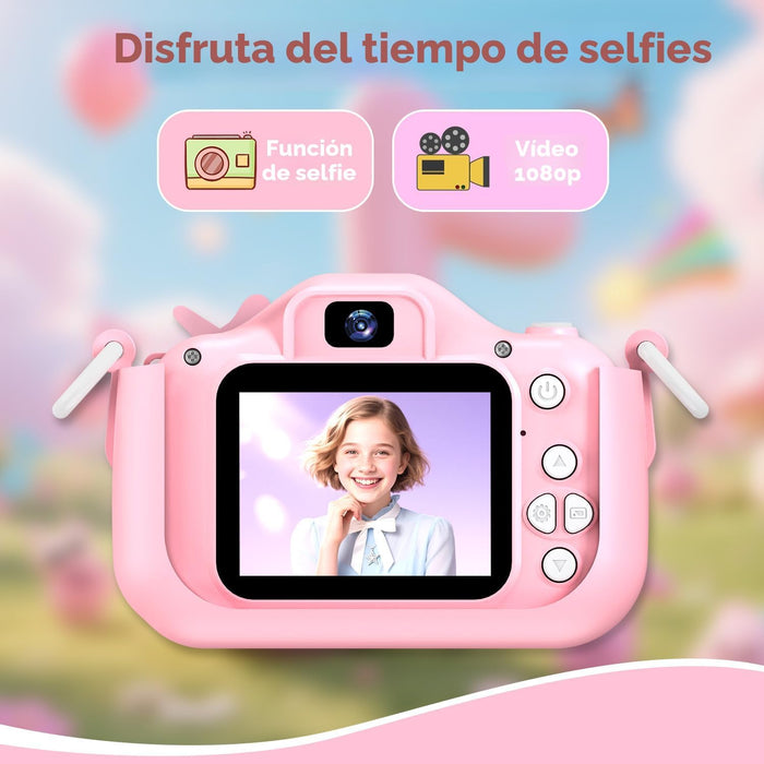 Goopow Juguetes de Cámara para Niñas de 3-8 Años con Cubierta Suave de Dibujos Animados - Quierox - Tienda Online