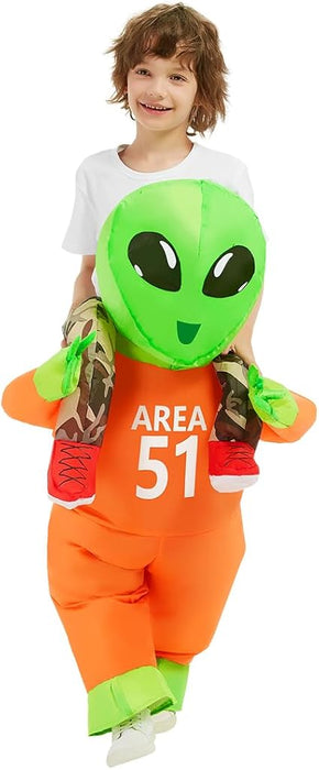 GOOSH Disfraces de Halloween para niños, disfraz inflable de alienígena para niños y niñas - Quierox - Tienda Online