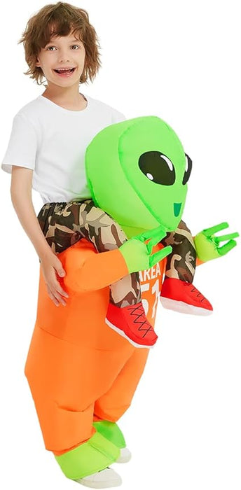 GOOSH Disfraces de Halloween para niños, disfraz inflable de alienígena para niños y niñas - Quierox - Tienda Online