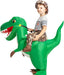 GOOSH Disfraz inflable de dinosaurio para niños de 48 pulgadas, disfraz de aire de T Rex para fiesta - Quierox - Tienda Online