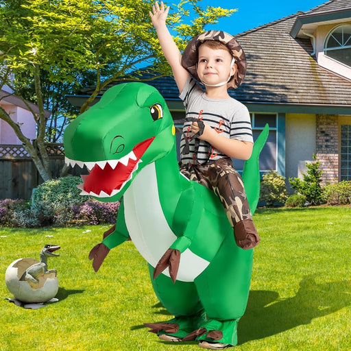 GOOSH Disfraz inflable de dinosaurio para niños de 48 pulgadas, disfraz de aire de T Rex para fiesta - Quierox - Tienda Online