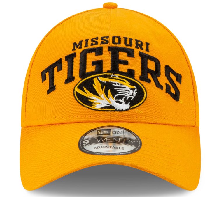 Gorra ajustable 9TWENTY con logo en arco sobre los Missouri Tigers dorados de New Era - Quierox - Tienda Online