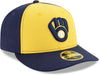 Gorra amarilla alternativa de los Milwaukee Brewers, de perfil bajo y ajustada - Quierox - Tienda Online