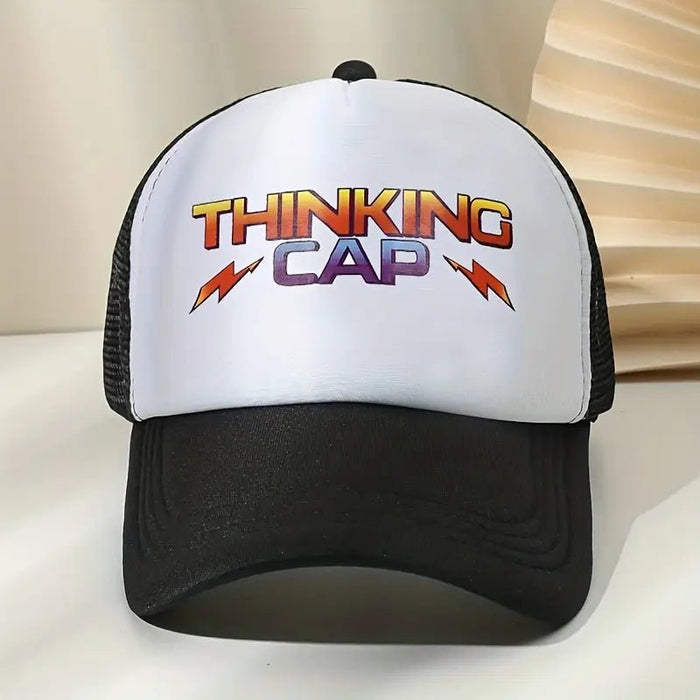 Gorra de béisbol con estampado de letras, transpirable, de malla de verano, para camionero, informal - Quierox - Tienda Online