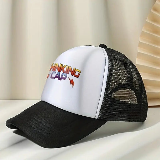 Gorra de béisbol con estampado de letras, transpirable, de malla de verano, para camionero, informal - Quierox - Tienda Online
