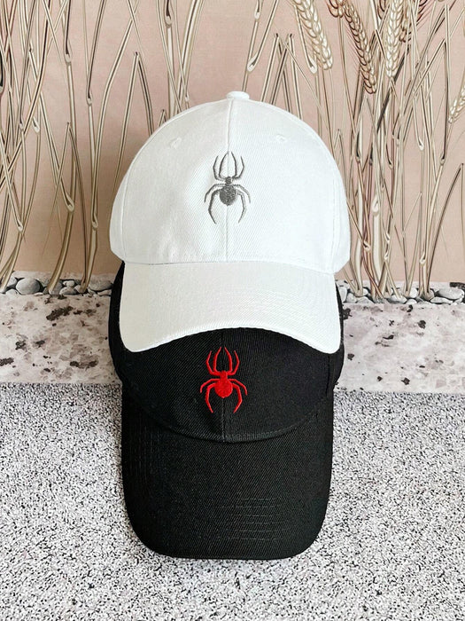 Gorra de béisbol con parasol ajustable para pareja, diseño de araña bordada, 2 unidades - Quierox - Tienda Online