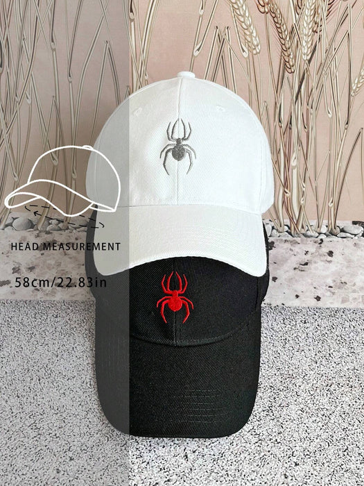 Gorra de béisbol con parasol ajustable para pareja, diseño de araña bordada, 2 unidades - Quierox - Tienda Online