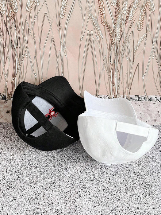 Gorra de béisbol con parasol ajustable para pareja, diseño de araña bordada, 2 unidades - Quierox - Tienda Online