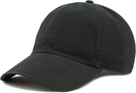 Gorra de béisbol lisa de algodón y mezclilla de perfil bajo lavado para niños UPF 50+ - Quierox - Tienda Online