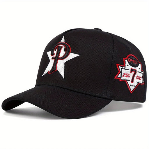 Gorra de béisbol unisex con bordado de la letra P, ajustables, deportiva - Quierox - Tienda Online