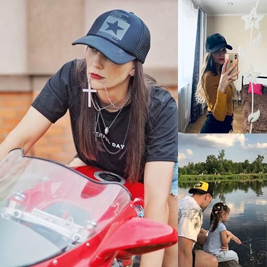 Gorra de malla de estrella de cinco puntas para hombre y mujer - Quierox - Tienda Online