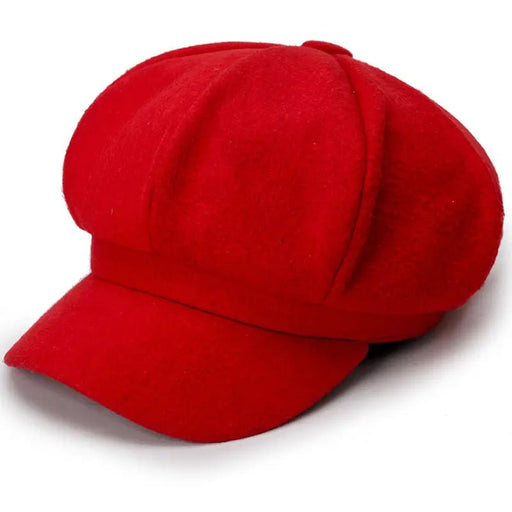 Gorra de vendedor de periódicos de color liso, moderna y elegante - Quierox - Tienda Online