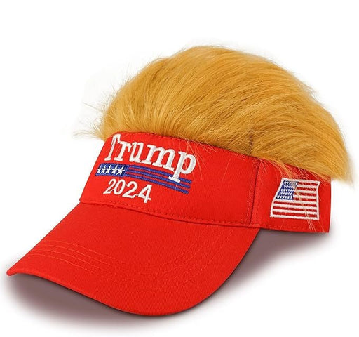 Gorra Trump 2024 - Gorra MAGA con disfraz de Trump, peluca, sombrero bordado - Quierox - Tienda Online
