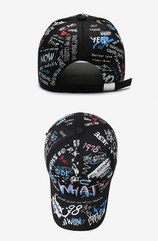 Gorras de béisbol FS con estampado de graffiti para hombre, elegantes gorras de algodón - Quierox - Tienda Online