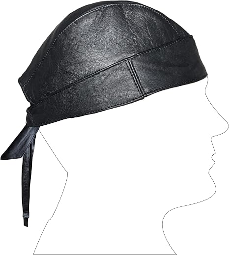 Gorras de cuero con diseño de calavera en color negro - Quierox - Tienda Online