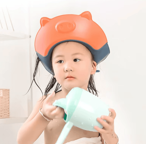 Gorro de baño de ducha con champú para niños, gorro suave protector para lavar el cabello para niños - Quierox - Tienda Online