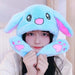 Gorro de conejo con orejas móviles y saltadores de Umbresen gorro de peluche divertido para niños - Quierox - Tienda Online