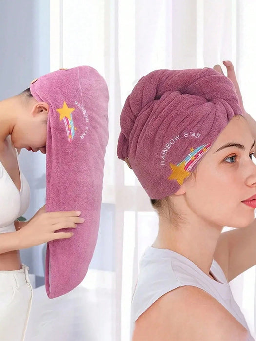 Gorro de ducha y toalla de microfibra suave: gorro de secado rápido para mujer - Quierox - Tienda Online