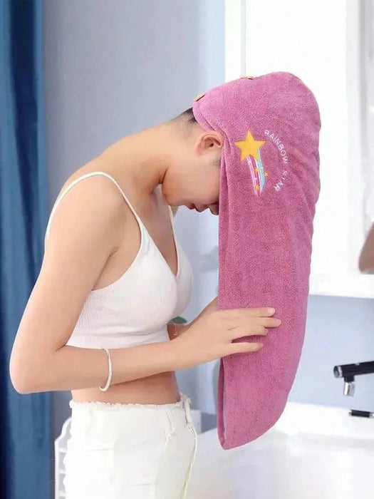 Gorro de ducha y toalla de microfibra suave: gorro de secado rápido para mujer - Quierox - Tienda Online