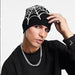 Gorro de estilo callejero para hombres con estampado de tela de araña de Halloween - Quierox - Tienda Online
