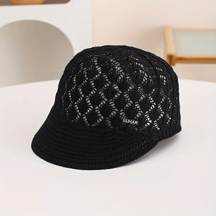 Gorro de mujer de tejido de fibra sedosa helada, boina de mujer - Quierox - Tienda Online