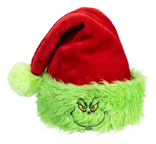 Gorro de Papá Noel unisex para adultos del Grinch de terciopelo - Quierox - Tienda Online