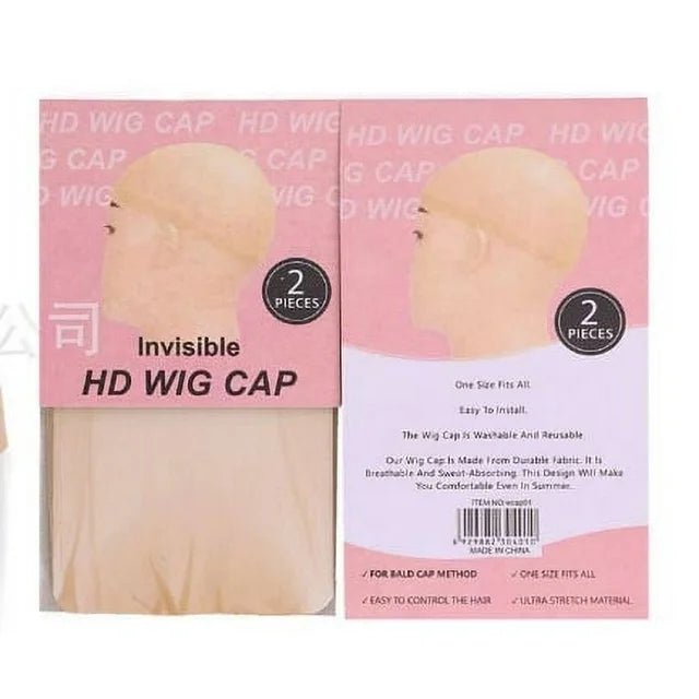 Gorro de peluca transpirable de piel fina, superligero y antideslizante, con 2 redecilla transparentes - Quierox - Tienda Online