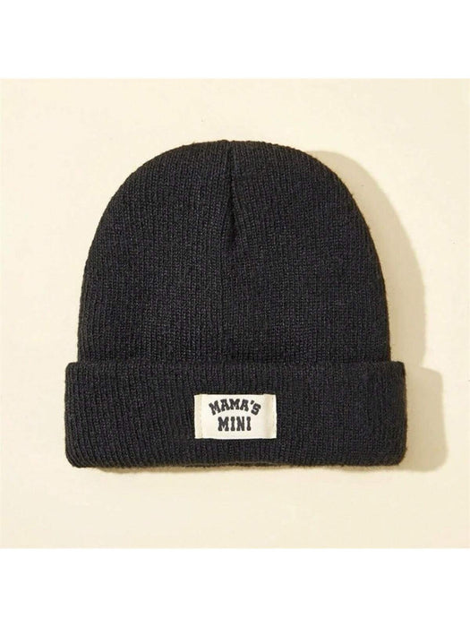 Gorro de punto para niños de 3 piezas, color liso, ideal para el invierno, cálido y cómodo. - Quierox - Tienda Online