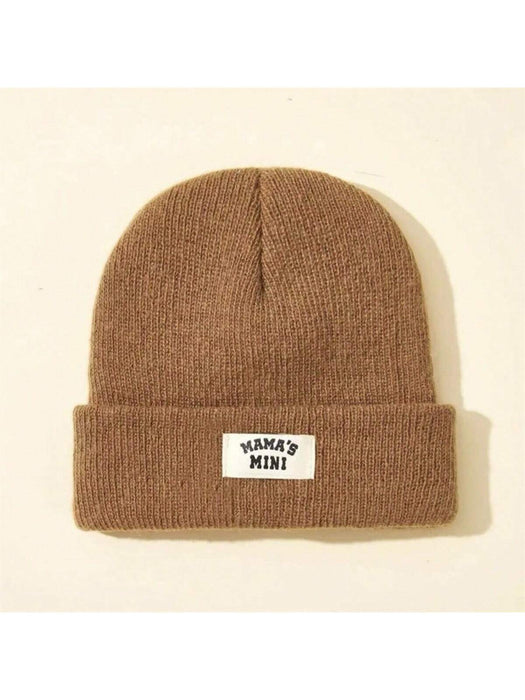 Gorro de punto para niños de 3 piezas, color liso, ideal para el invierno, cálido y cómodo. - Quierox - Tienda Online