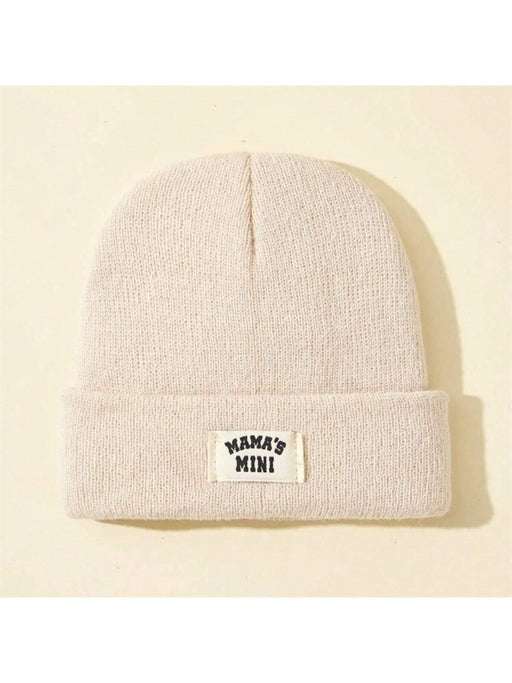 Gorro de punto para niños de 3 piezas, color liso, ideal para el invierno, cálido y cómodo. - Quierox - Tienda Online