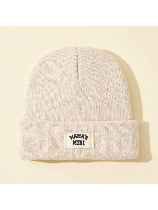 Gorro de punto para niños de 3 piezas, color liso, ideal para el invierno, cálido y cómodo. - Quierox - Tienda Online