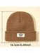 Gorro de punto para niños de 3 piezas, color liso, ideal para el invierno, cálido y cómodo. - Quierox - Tienda Online