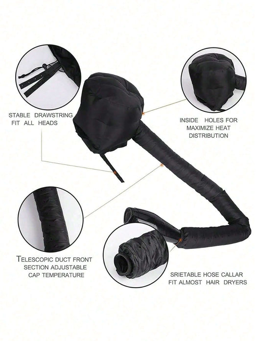 Gorro portátil suave para secar el cabello, gorro para secador, gorro para tratamiento capilar - Quierox - Tienda Online