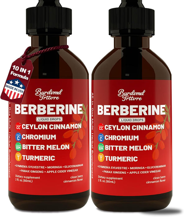 Gotas de berberina con suplemento de canela de Ceilán para la salud inmunológica - Quierox - Tienda Online