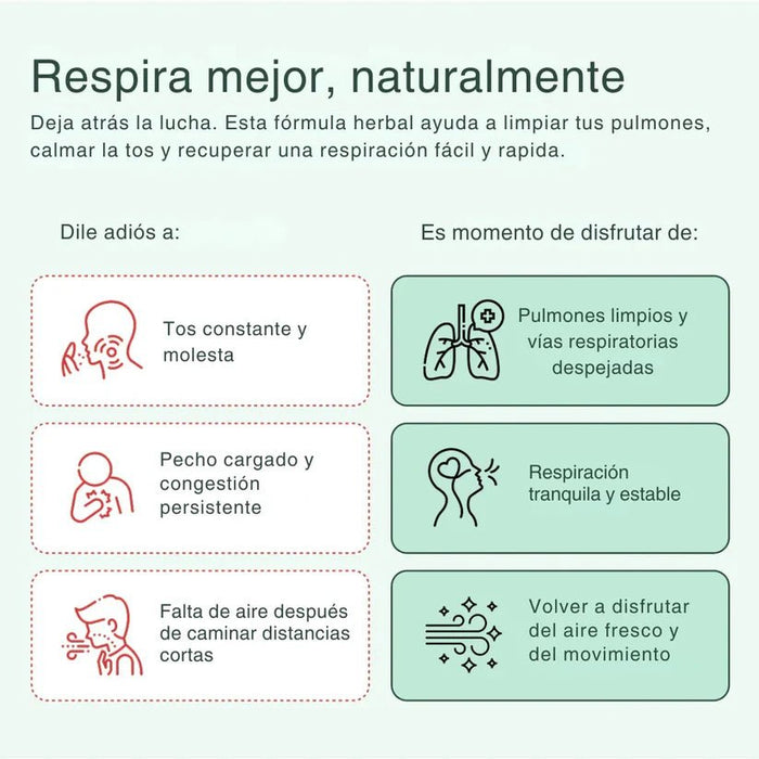 Gotas para los pulmones ETHALE®: revitalice sus pulmones - Quierox - Tienda Online