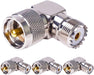 Goupchn Adaptador de conector coaxial ángulo recto 90° pack de 5 para antena de radio - Quierox - Tienda Online