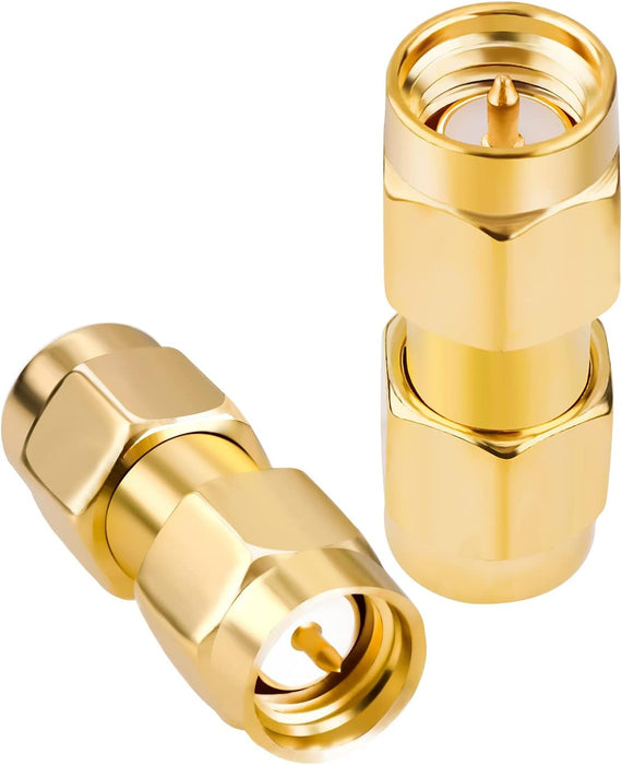 Goupchn Kit de adaptador SMA 6PCS SMA macho hembra extensión coaxial conector coaxial acoplador - Quierox - Tienda Online