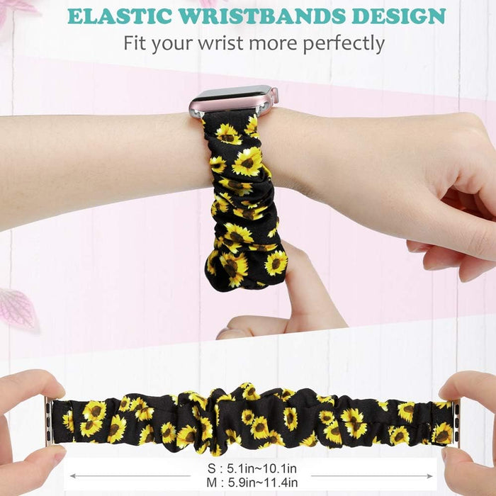 Greatfine Correa elástica para reloj Apple Watch Scrunchie de 38mm 40mm 41mm - Quierox - Tienda Online