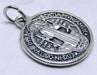 GTBITALY 60.048.30 medaglia di San Benedetto Argento da 2 cm con Anello esorcista esorcismo - Quierox - Tienda Online