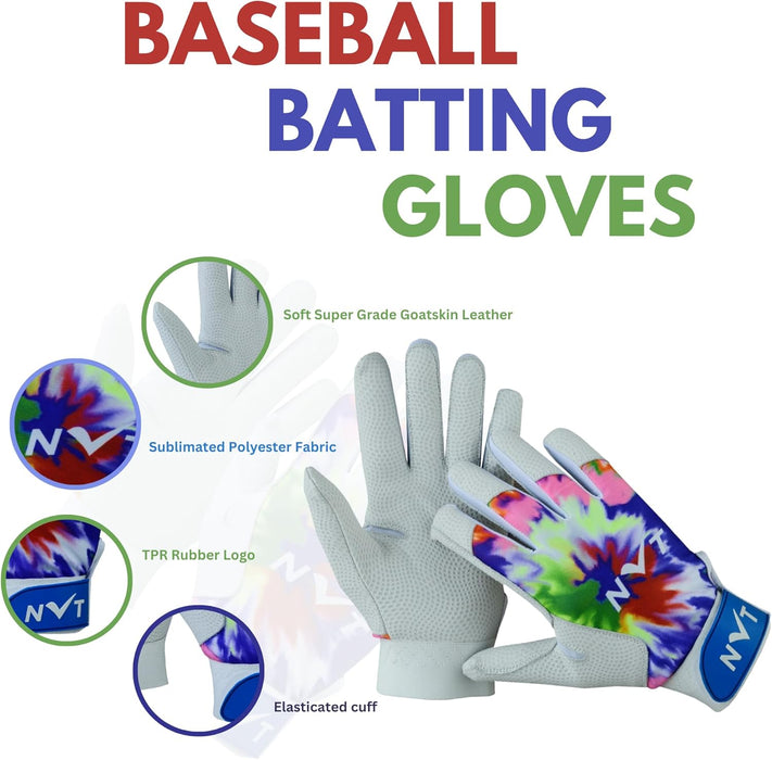 Guantes de bateo de béisbol NVT, ofrece un agarre superior y rendimiento - Quierox - Tienda Online