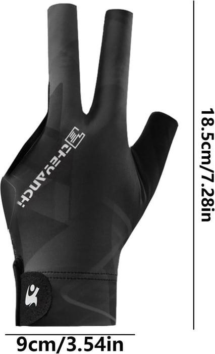 Guantes de billar de 3 dedos transpirables - Quierox - Tienda Online