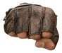 Guantes de moto sin dedos para hombre, de cuero marrón con palma acolchada de gel - Quierox - Tienda Online