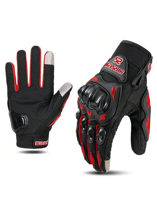 Guantes de motociclista para hombre, transpirables, con protección para el motorista - Quierox - Tienda Online
