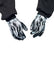 Guantes negros con estampado de llamas de fuego - Quierox - Tienda Online