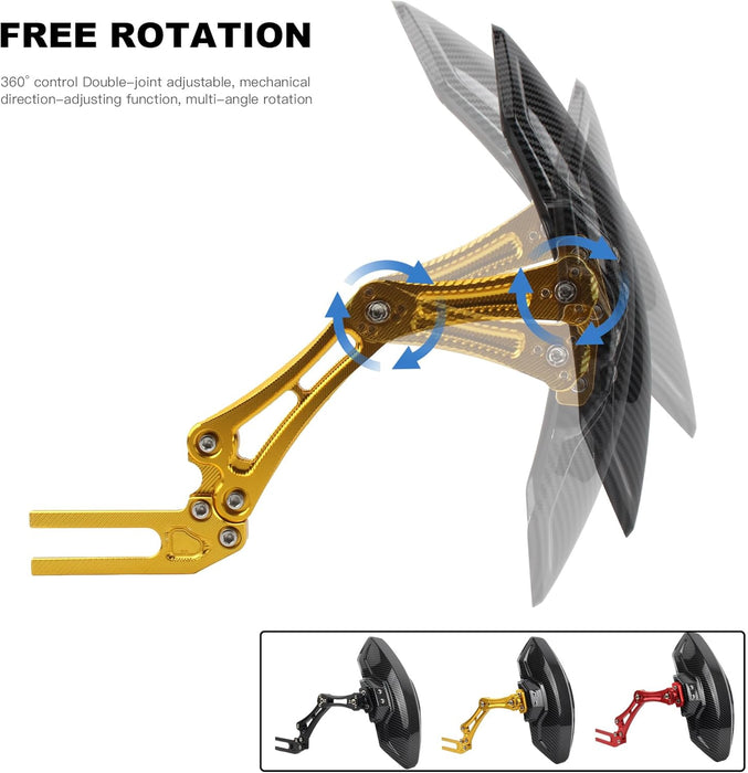 Guardabarros trasero PowerMotor, universal, de fibra de carbono CNC - Quierox - Tienda Online